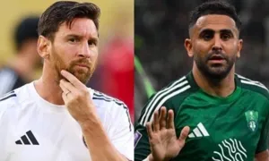 Mahrez mơ sát cánh cùng Messi tại Saudi Pro League Mahrez mơ sát cánh cùng Messi tại Saudi Pro League